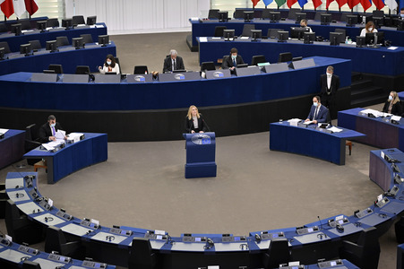 Plenartagung im Europäischen Parlament in Straßburg