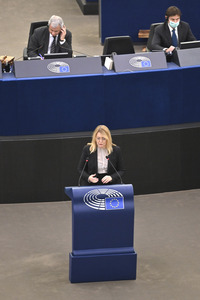 Plenartagung im Europäischen Parlament in Straßburg