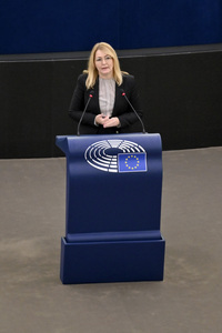 Plenartagung im Europäischen Parlament in Straßburg