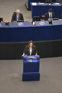 Plenartagung im Europäischen Parlament in Straßburg
