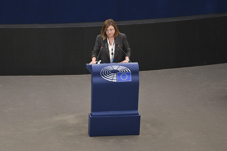 Plenartagung im Europäischen Parlament in Straßburg