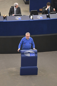 Plenartagung im Europäischen Parlament in Straßburg