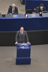 Plenartagung im Europäischen Parlament in Straßburg