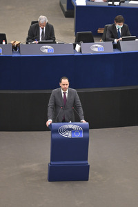 Plenartagung im Europäischen Parlament in Straßburg