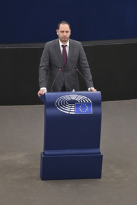 Plenartagung im Europäischen Parlament in Straßburg