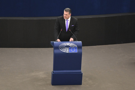 Plenartagung im Europäischen Parlament in Straßburg