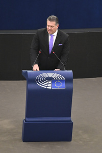 Plenartagung im Europäischen Parlament in Straßburg