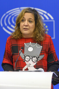 Pressekonferenz im Europäischen Parlament in Straßburg