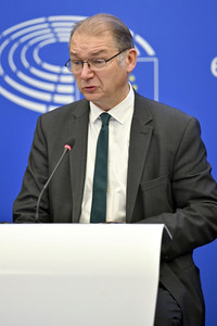 Pressekonferenz im Europäischen Parlament in Straßburg