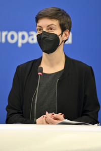 Pressekonferenz im Europäischen Parlament in Straßburg