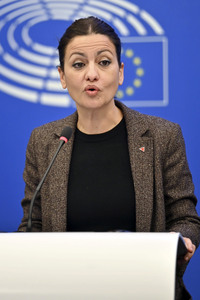 Pressekonferenz im Europäischen Parlament in Straßburg
