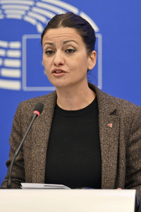 Pressekonferenz im Europäischen Parlament in Straßburg