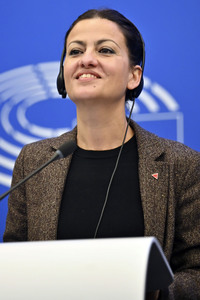 Pressekonferenz im Europäischen Parlament in Straßburg