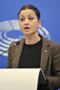 Pressekonferenz im Europäischen Parlament in Straßburg