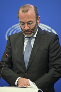 Pressekonferenz im Europäischen Parlament in Straßburg