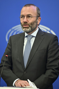 Pressekonferenz im Europäischen Parlament in Straßburg