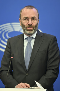 Pressekonferenz im Europäischen Parlament in Straßburg
