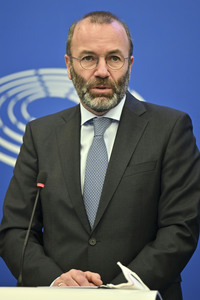 Pressekonferenz im Europäischen Parlament in Straßburg