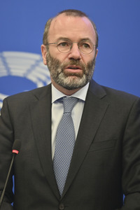 Pressekonferenz im Europäischen Parlament in Straßburg