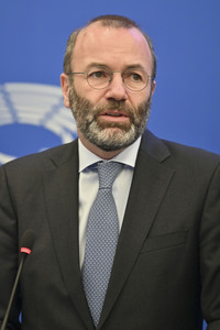 Pressekonferenz im Europäischen Parlament in Straßburg