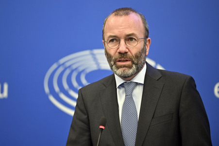 Pressekonferenz im Europäischen Parlament in Straßburg