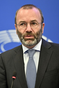 Pressekonferenz im Europäischen Parlament in Straßburg