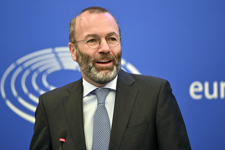 Pressekonferenz im Europäischen Parlament in Straßburg