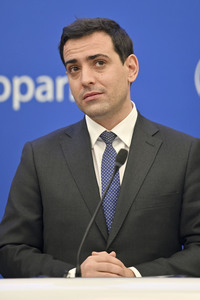 Pressekonferenz im Europäischen Parlament in Straßburg