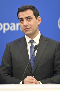 Pressekonferenz im Europäischen Parlament in Straßburg