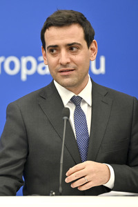 Pressekonferenz im Europäischen Parlament in Straßburg