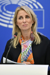 Pressekonferenz im Europäischen Parlament in Straßburg
