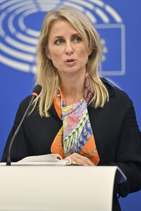 Pressekonferenz im Europäischen Parlament in Straßburg