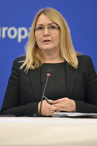 Pressekonferenz im Europäischen Parlament in Straßburg