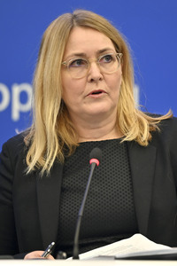 Pressekonferenz im Europäischen Parlament in Straßburg