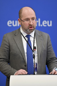 Pressekonferenz im Europäischen Parlament in Straßburg