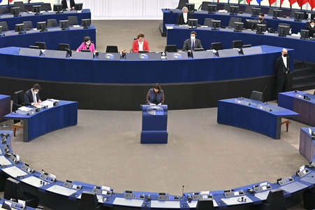 Plenartagung im Europäischen Parlament in Straßburg