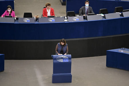 Plenartagung im Europäischen Parlament in Straßburg