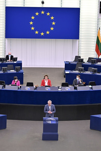 Plenartagung im Europäischen Parlament in Straßburg