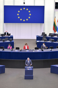 Plenartagung im Europäischen Parlament in Straßburg