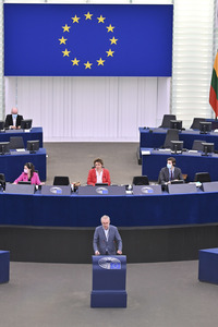 Plenartagung im Europäischen Parlament in Straßburg