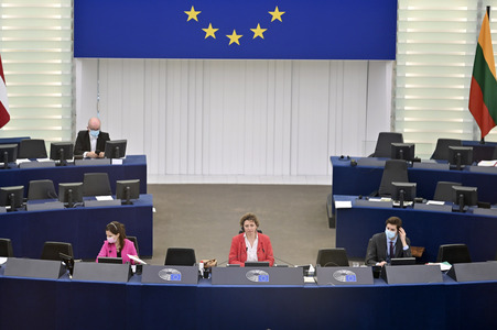 Plenartagung im Europäischen Parlament in Straßburg