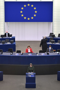 Plenartagung im Europäischen Parlament in Straßburg