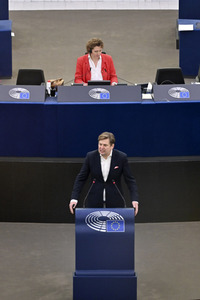 Plenartagung im Europäischen Parlament in Straßburg