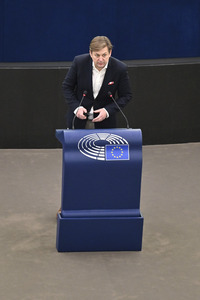 Plenartagung im Europäischen Parlament in Straßburg