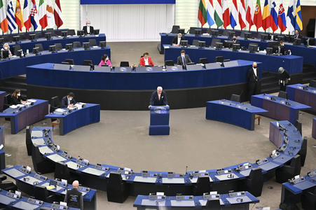 Plenartagung im Europäischen Parlament in Straßburg