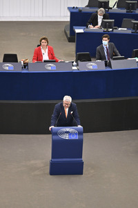 Plenartagung im Europäischen Parlament in Straßburg