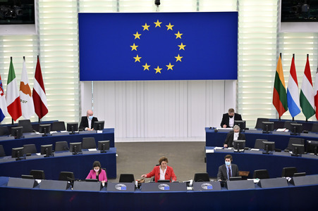 Plenartagung im Europäischen Parlament in Straßburg