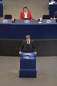 Plenartagung im Europäischen Parlament in Straßburg