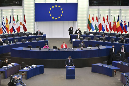 Plenartagung im Europäischen Parlament in Straßburg