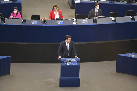 Plenartagung im Europäischen Parlament in Straßburg
